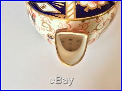 ANTIQUE 1902 ROYAL CROWN DERBY Traditional Imari #2451 MINI TEA COFFEE POT & LID