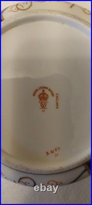 ANTIQUE 1910 ROYAL CROWN DERBY 6 bowl 2451 patern