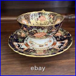ANTIQUE RARE ROYAL CROWN DERBY CUP & SAUCER #9022 c. 1913. MATCHING SET RARE