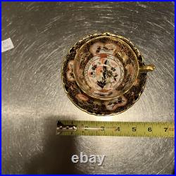 ANTIQUE RARE ROYAL CROWN DERBY CUP & SAUCER #9022 c. 1913. MATCHING SET RARE