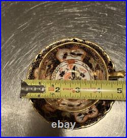 ANTIQUE RARE ROYAL CROWN DERBY CUP & SAUCER #9022 c. 1913. MATCHING SET RARE