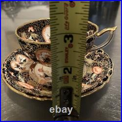 ANTIQUE RARE ROYAL CROWN DERBY CUP & SAUCER #9022 c. 1913. MATCHING SET RARE