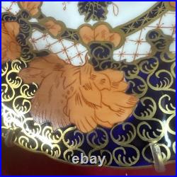 ANTIQUE handpainted PLATE Royal Crown Derby Imari Salad Plate 8 (RK)