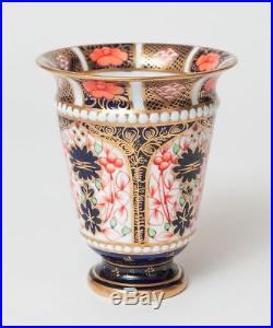 An Antique Royal Crown Derby Imari Pattern Vase Victorian c1899