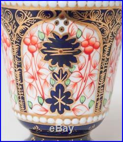 An Antique Royal Crown Derby Imari Pattern Vase Victorian c1899