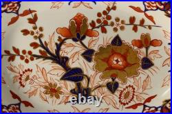 = Antique 1800-1830's Royal Crown Derby Oval Serving Platter Imari King Pattern