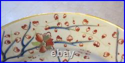 Antique 1800s Royal Crown Derby Imari Japan Pattern Tree Dinner Plate