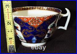 Antique 1806 1825 Royal Crown Derby Porcelain Imari Teacup Cup & Saucer Set