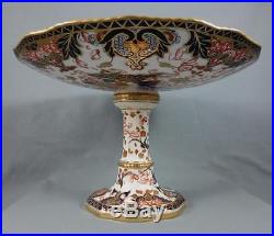 Antique 1882 ROYAL CROWN DERBY Kings 10 TAZZA Pedestal Dish IMARI COLORS