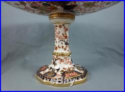 Antique 1882 ROYAL CROWN DERBY Kings 10 TAZZA Pedestal Dish IMARI COLORS