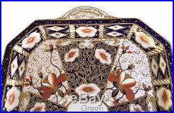Antique 19 Royal Crown Derby Traditional Imari Tray