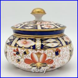 Antique 1920s Royal Crown Derby for Tiffany & Co Imari Lidded Jar Pattern 2451