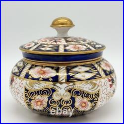 Antique 1920s Royal Crown Derby for Tiffany & Co Imari Lidded Jar Pattern 2451