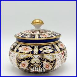 Antique 1920s Royal Crown Derby for Tiffany & Co Imari Lidded Jar Pattern 2451