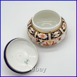 Antique 1920s Royal Crown Derby for Tiffany & Co Imari Lidded Jar Pattern 2451