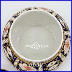 Antique 1920s Royal Crown Derby for Tiffany & Co Imari Lidded Jar Pattern 2451