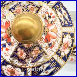 Antique 1920s Royal Crown Derby for Tiffany & Co Imari Lidded Jar Pattern 2451