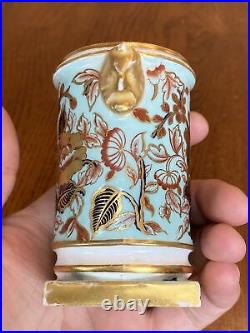 Antique 19th C Circa 1877-1891 Royal Crown Derby Miniature Spill Vase 3-5/8