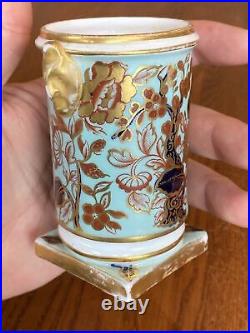 Antique 19th C Circa 1877-1891 Royal Crown Derby Miniature Spill Vase 3-5/8