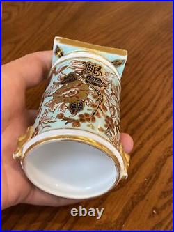 Antique 19th C Circa 1877-1891 Royal Crown Derby Miniature Spill Vase 3-5/8