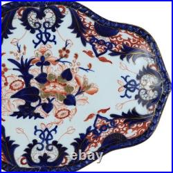 Antique Bloor Period Royal Crown Derby King's Platter Gadroon Edge 12 x 8.5