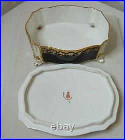 Antique Handpainted J. P Wale Royal Crown Derby Porcelain Lidded Box