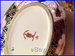 Antique Handpainted Royal Crown Derby Imari 2451 9 Inch Teapot Excellent 1914