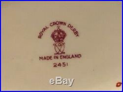 Antique Handpainted Royal Crown Derby Imari 2451 Large Teapot Excellent