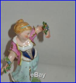 Antique King Street Royal Crown Derby Spring Figurine S&H Puce Mark