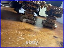 Antique ROYAL CROWN DERBY Robert Bloor Period Porcelain Pastille Incense Burners