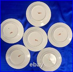 Antique ROYAL CROWN DERBY set Of 12 plates Old KINGS Pattern 6 3/4 & 9 1/4