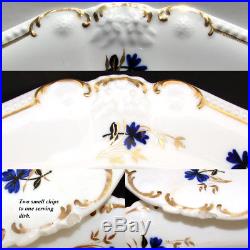 Antique Royal Crown Derby 10.5 Plate Set, 14pc with 2pc Serving Dishes, c. 1899