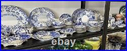 Antique Royal Crown Derby 110 Pc Dinner Set MIKADO Free shipping