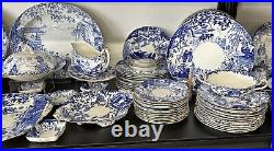 Antique Royal Crown Derby 110 Pc Dinner Set MIKADO Free shipping