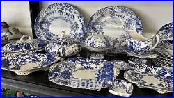 Antique Royal Crown Derby 110 Pc Dinner Set MIKADO Free shipping