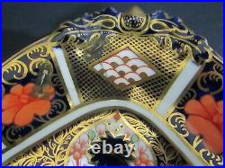 Antique Royal Crown Derby 1128 Imari Cabinet 21cm Bon Bon Sweet Tray -dated 1916