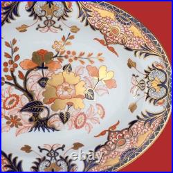 Antique Royal Crown Derby 13 Oval Platter Early Kings Old Japan Imari 1806-1825