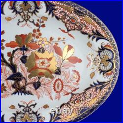 Antique Royal Crown Derby 13 Oval Platter Early Kings Old Japan Imari 1806-1825 Antique Royal Crown Derby 13 Oval Platter Early Kings Old Japan Imari 1806-1825