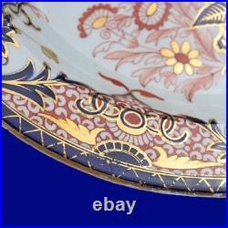 Antique Royal Crown Derby 13 Oval Platter Early Kings Old Japan Imari 1806-1825