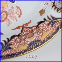 Antique Royal Crown Derby 13 Oval Platter Early Kings Old Japan Imari 1806-1825