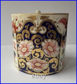 Antique Royal Crown Derby 1800's Imari Coffee Can Cup WITCHES PATTERN