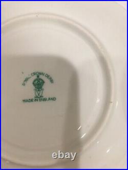 Antique Royal Crown Derby Ashby Tea Cup & Saucer Set of 6