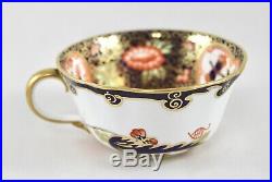 Antique Royal Crown Derby China Imari 6151 Tea Trio Cup Saucer 6 Plate C. 1918