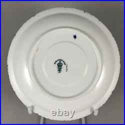 Antique Royal Crown Derby Cobalt Blue 5651 Tea Trio Cup Saucer Plate 1st VGC