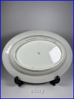 Antique Royal Crown Derby Derby Sprig Oval Platter Pinxton Roses c1800 Antique Royal Crown Derby Derby Sprig Oval Platter Pinxton Roses c1800