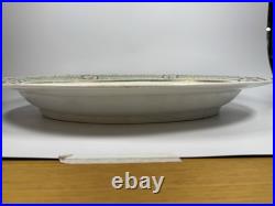 Antique Royal Crown Derby Derby Sprig Oval Platter Pinxton Roses c1800