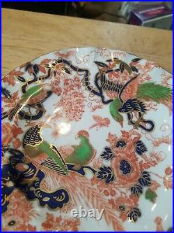 Antique Royal Crown Derby, England, Kings IMARI Porcelain Plate 8 3/4 RARE