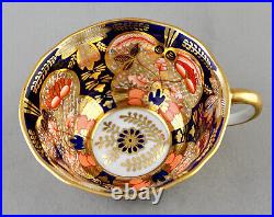 Antique Royal Crown Derby Fine Bone China Imari 4971 Trio C. 1914/15 Excellent