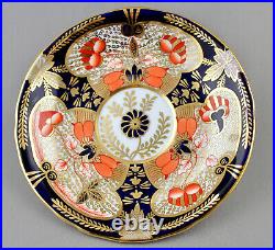 Antique Royal Crown Derby Fine Bone China Imari 4971 Trio C. 1914/15 Excellent