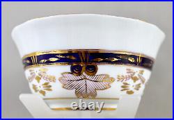 Antique Royal Crown Derby Fine Bone China Imari 4971 Trio C. 1914/15 Excellent